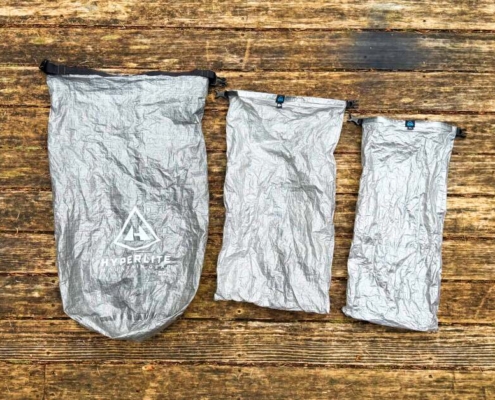 Ultralight Dry Bags made of Dyneema
