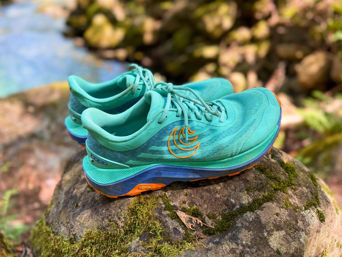 Trail running shoes tested on various hiking terrain