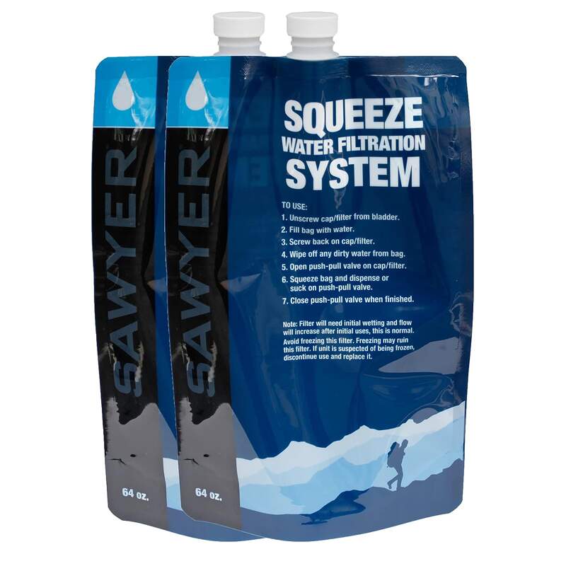 Sawyer Squeeze 64 oz sawyer squeeze 64 ounce pouch hydration bladders