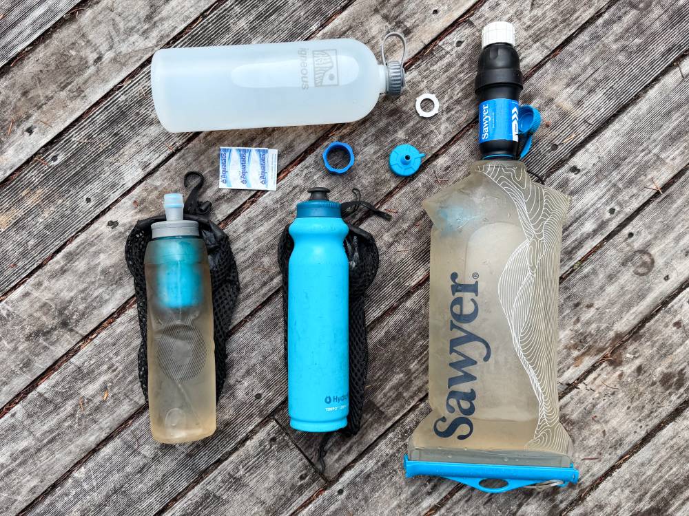 The complete ultralight backpacking water storage and filtration system for backpacking-1 The complete ultralight backpacking water storage and filtration system for backpacking-1