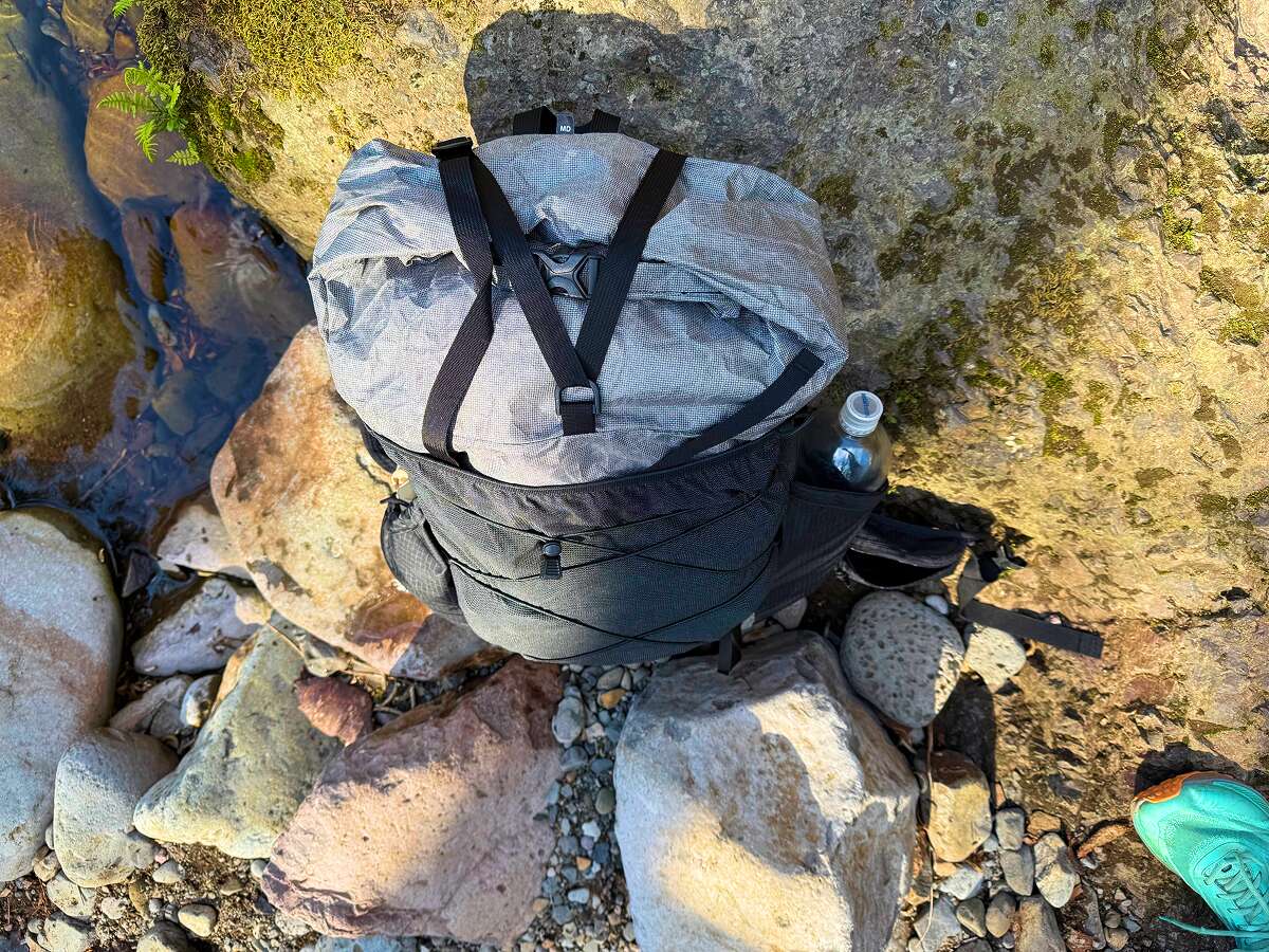 ULA Nexus Review-5 top down view of y strap for ULA Nexus