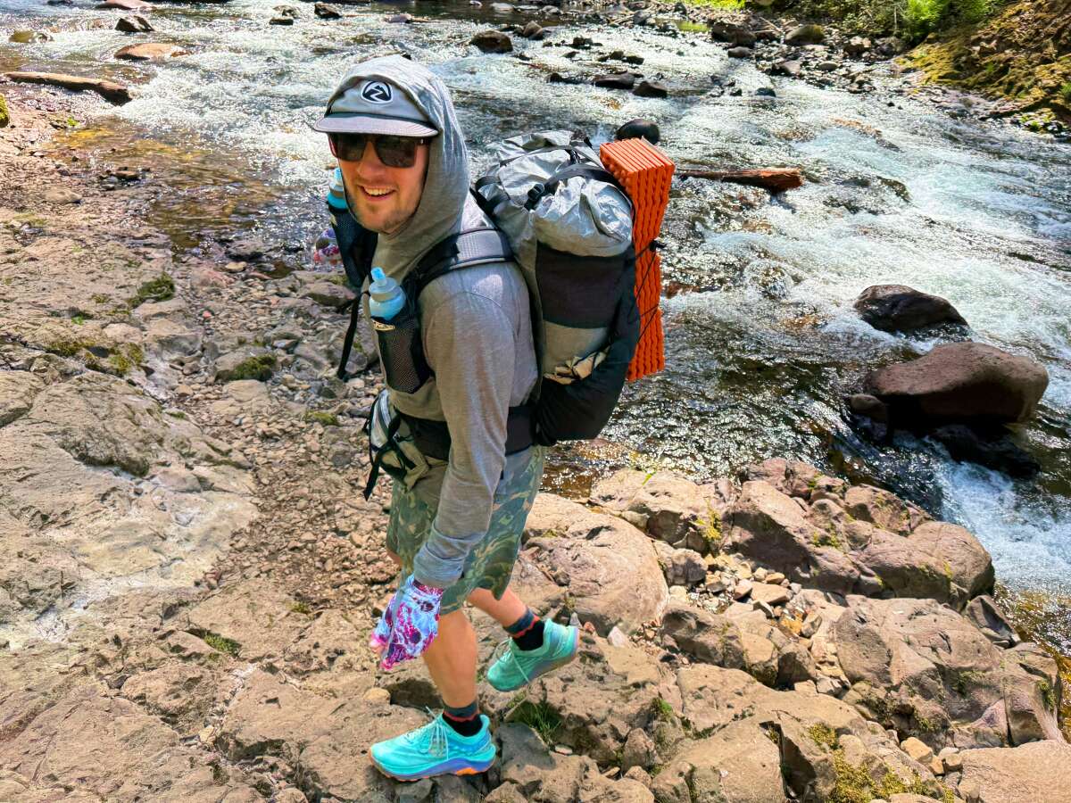 ULA Nexus Review-6 wearing the ULA Equipment ULTRA X Nexus on the rogue river