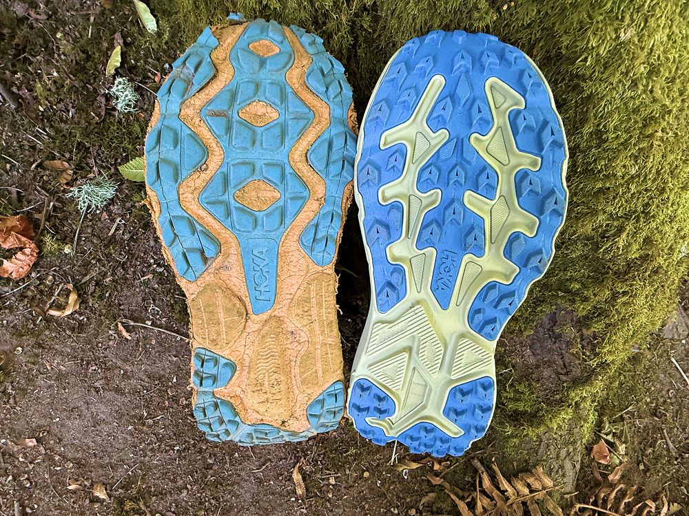 Challenger 7 vs 8 comparison-3 tread comparison of new vs old hoka challenger