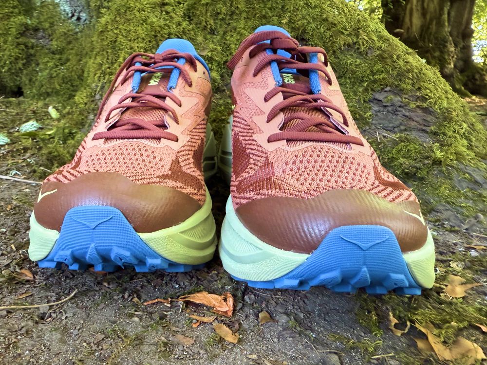 HOKA Challenger 8 review-10 close up on rubberized toe bumpers