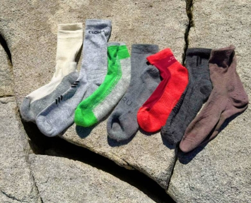 alpaca socks on rocks, options for running and hiking