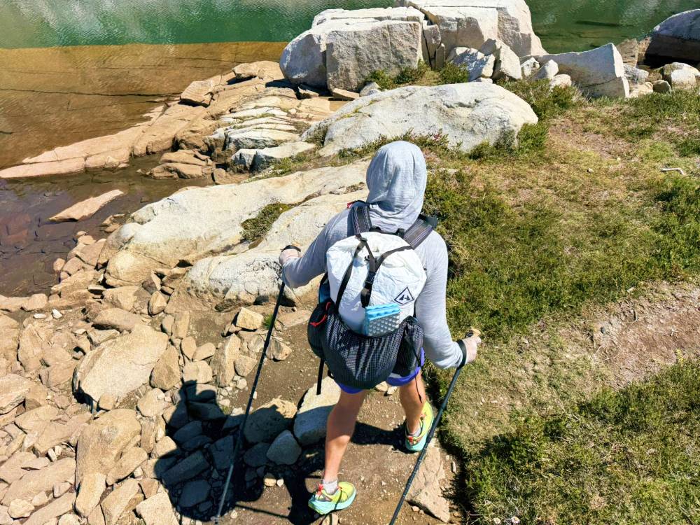 Hyperlite Mountain Gear Southwest 55 2025 review-2 view of pack from above