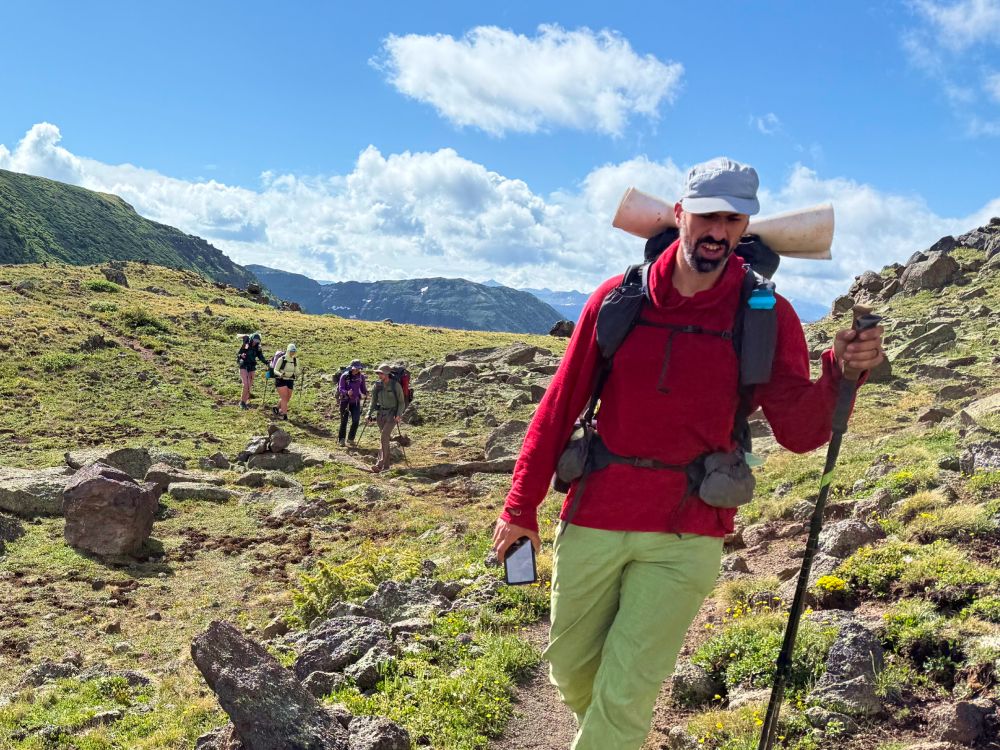compressed-hiking in alpaca wool hoodie hiking in alpaca wool hoodie
