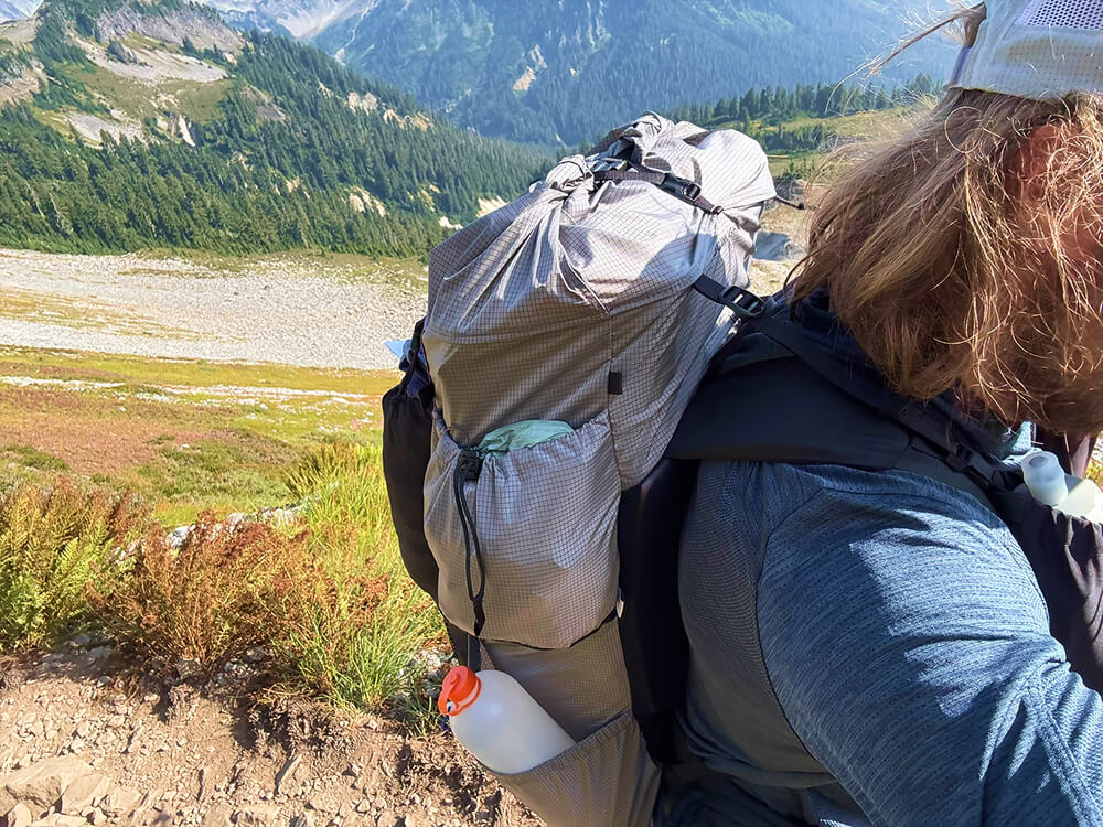 Outdoor Vitals Shadowlight Carbon 60 backpack-8 wearing the outdoor vitals shadowlight carbon 60