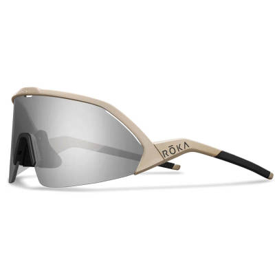 Roka Matador Air photochromic shield sunglasses in smoke to gray