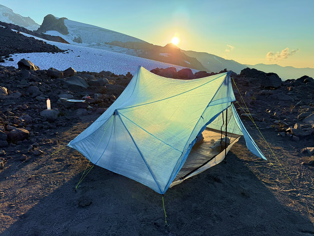 Zpacks Pivot Trio Review-8 foot end of tent