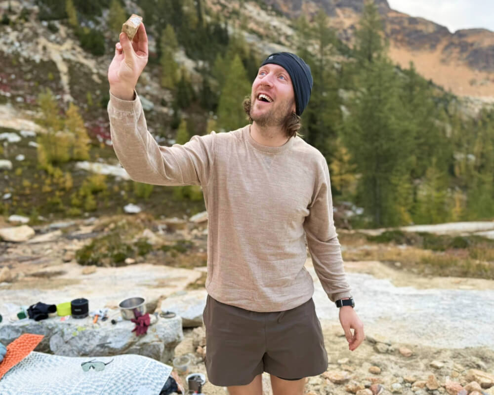 Frame 27 wearing an alpaca wool sweater