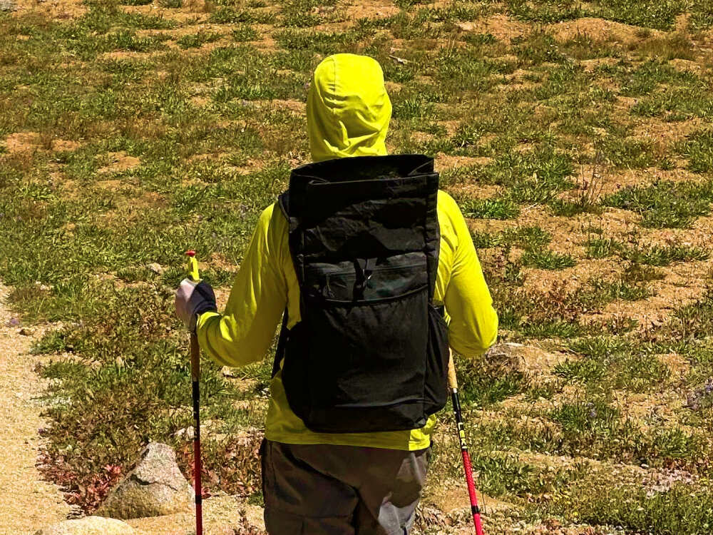 ULA Equipment Ultra Node (1) hiking in ULA Equipment Ultra Node, our favorite edc backpack