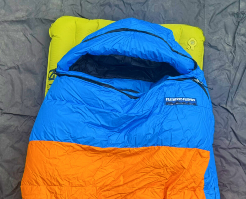 a 0 degree sleeping bag from feathered friends