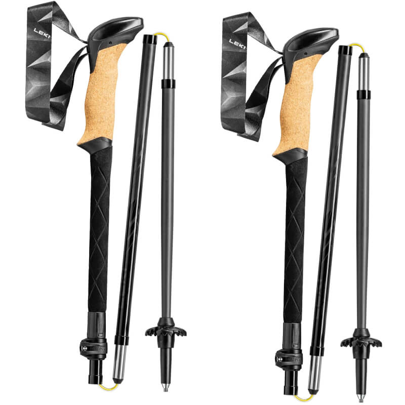 Leki Black Seriex FX Carbon Leki Black Seriex FX Carbon are the best z poles for hiking