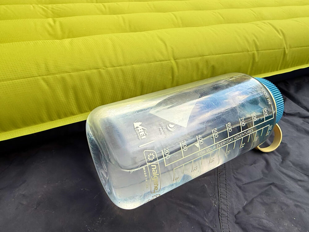 NEMO Eclipse Review-2 nalgene for thickness reference