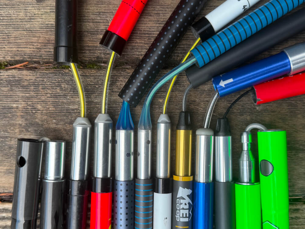 close up on ferrules close up on ferrules