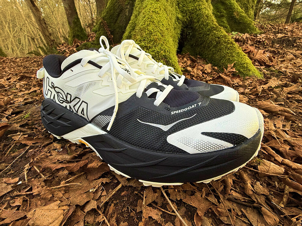 HOKA Speedgoat 7 review-10 close up on woven mesh upper