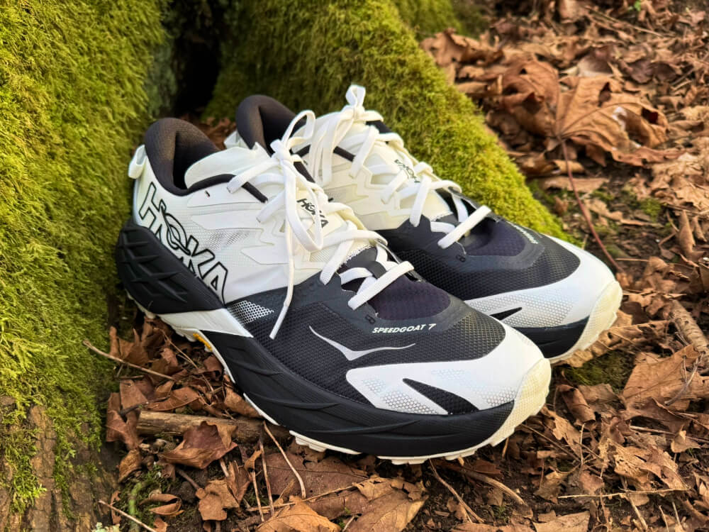 HOKA Speedgoat 7 review-7 HOKA Speedgoat 7 in black and white