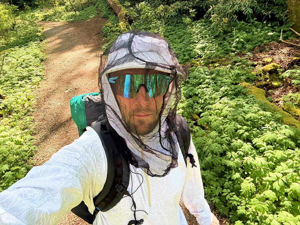Best Mosquito Shirt-6 wearing the best mosquito shirt while hiking