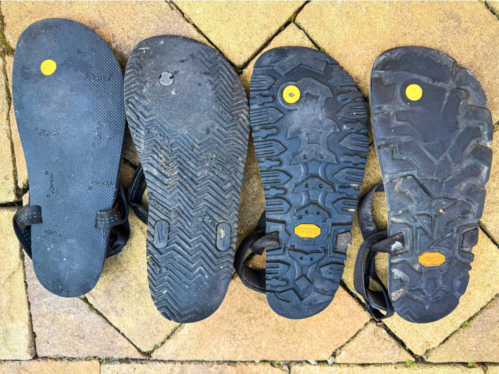 soles of running sandals 4 soles of running sandals