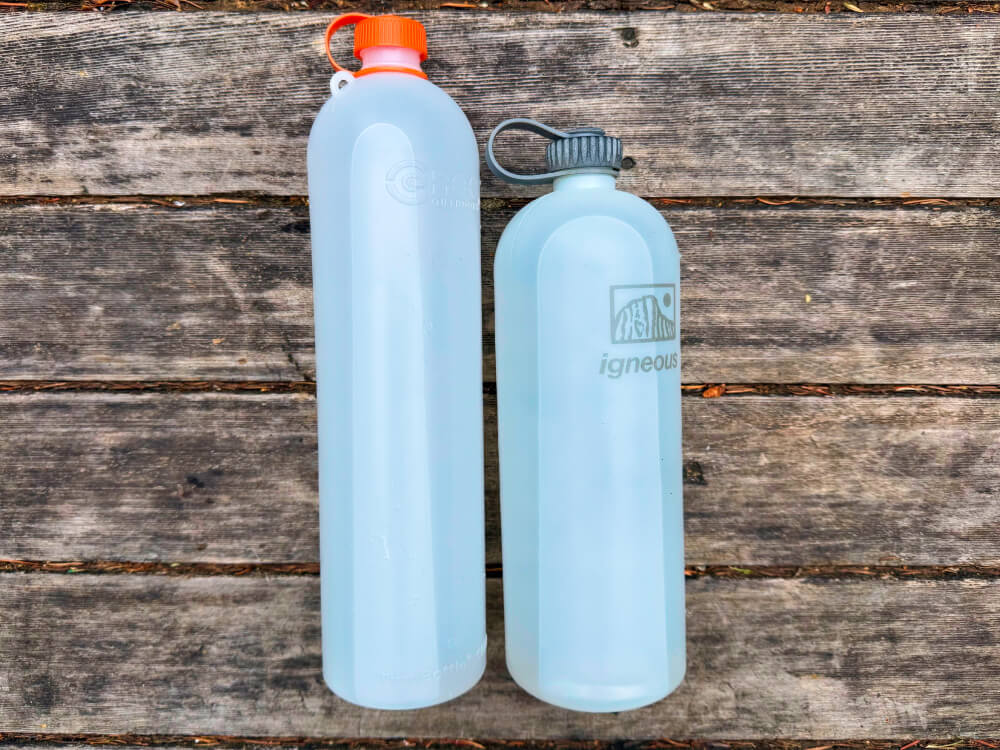 Igneous NOBO vs Cnoc ThruBottle Igneous NOBO vs Cnoc ThruBottle