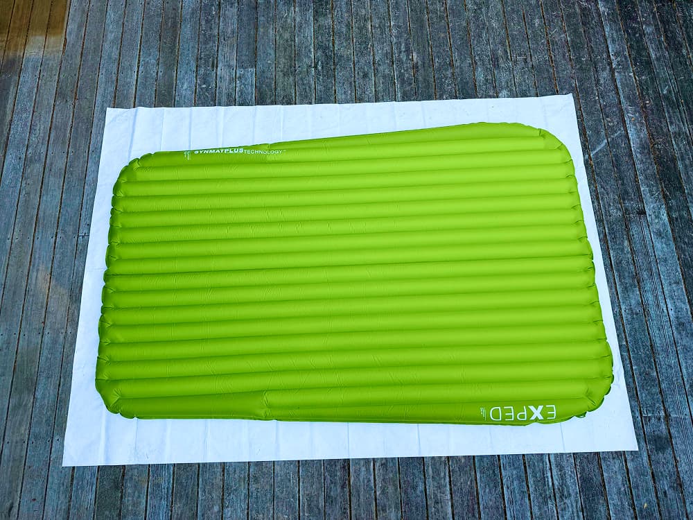 Best Double Sleeping pad fully inflated Best Double Sleeping pad fully inflated