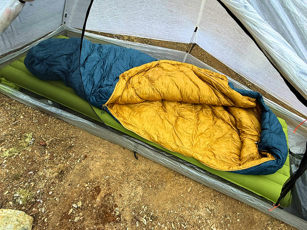Hyperlite Mountain Gear Mummy Sleeping Bag Review-1 Testing for Hyperlite Mountain Gear Mummy Sleeping Bag Review